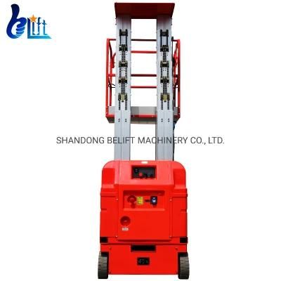 9m Hydraulic Lifting Equipment Dual Mast Lift for Warehouse