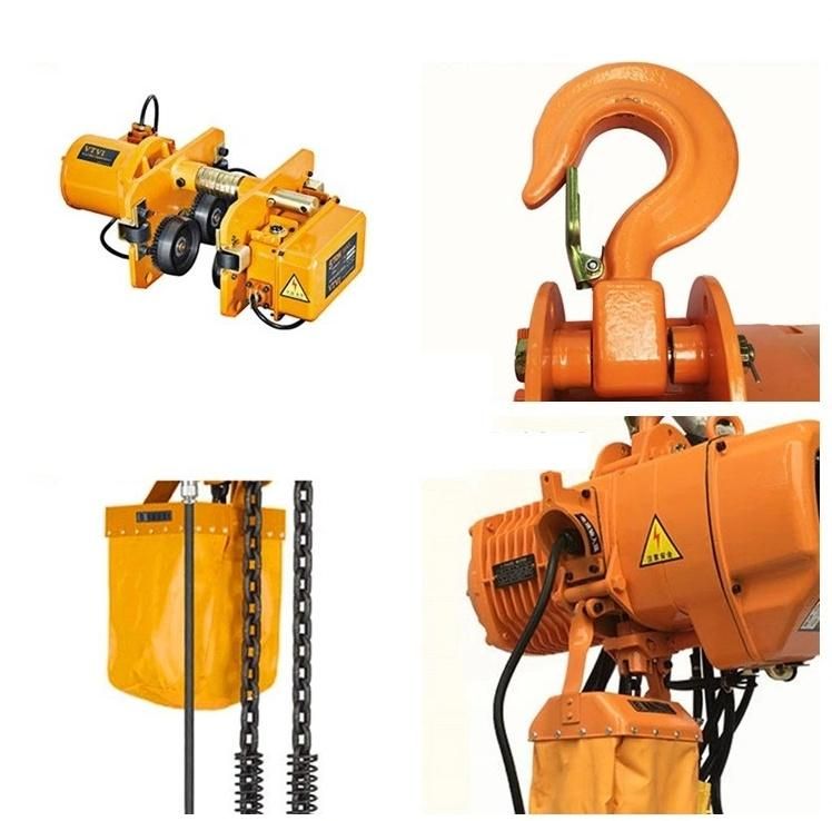 2 Speed 5 Ton Electric Chain Hoist Power Trolley 30 FT 230/380/460V