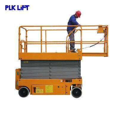 6m 8m Electric Driving Self Propelled Man Aerial Work Scissor Lift