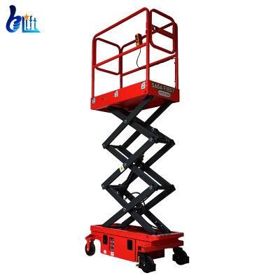 3m 4m Store Use Full-Electric Mini Scissor Hydraulic Lift