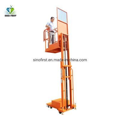 Hydraulic Stacker Lift 300kg Electirc Aerial Stock Picker Lifter