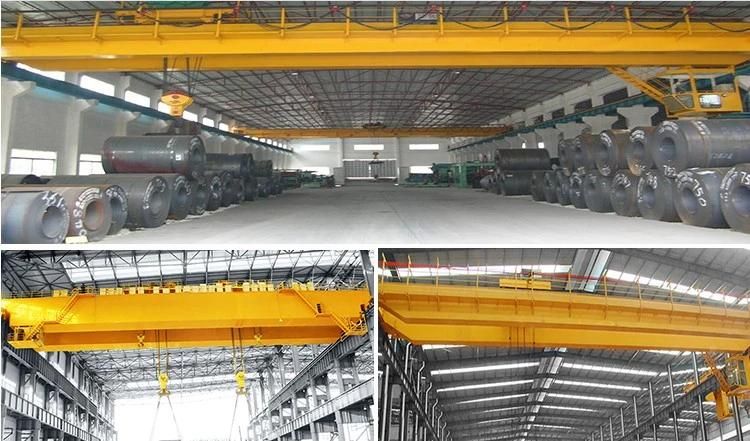 Heavy Duty 5-75t Double Beam Casting Bridge Crane with Foundry Use