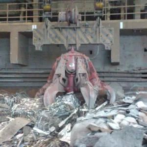 Motor Hydraulic Orange Peel Grab Steel Scrap