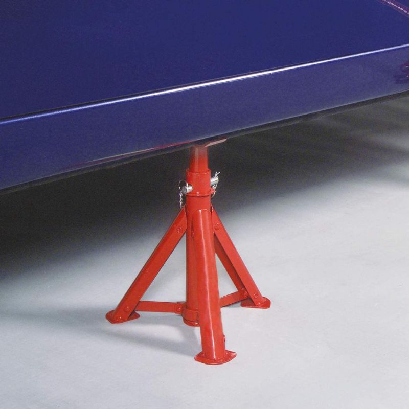 2tonne Capacity Pair of Foldable Axle Jack Stand in Red Auto Repair Tools (38120202)