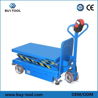 Self-Propelled Electric Hydraulic Scissor Lift Table Truck