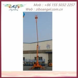 Hydraulic Aerial Work Platform Wheeled Spider Lift with Ce Certification Self-Drive Articulating Lifting Platform Lift Table