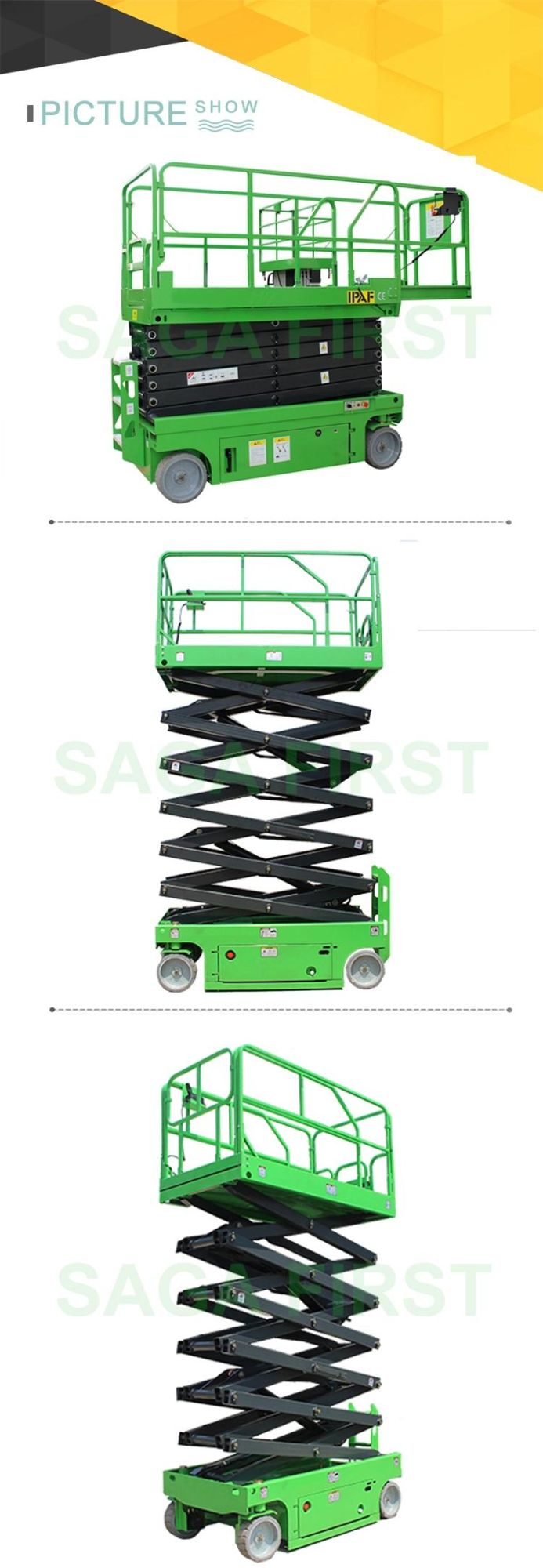 High End Hydraulic Driven Self Propelled Mobile Scissor Lift