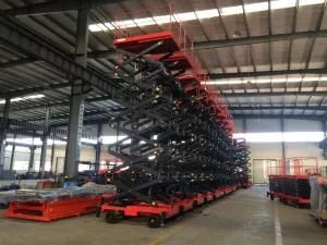 6-16m Semi-Electric Scissor Lift with CE Certificate