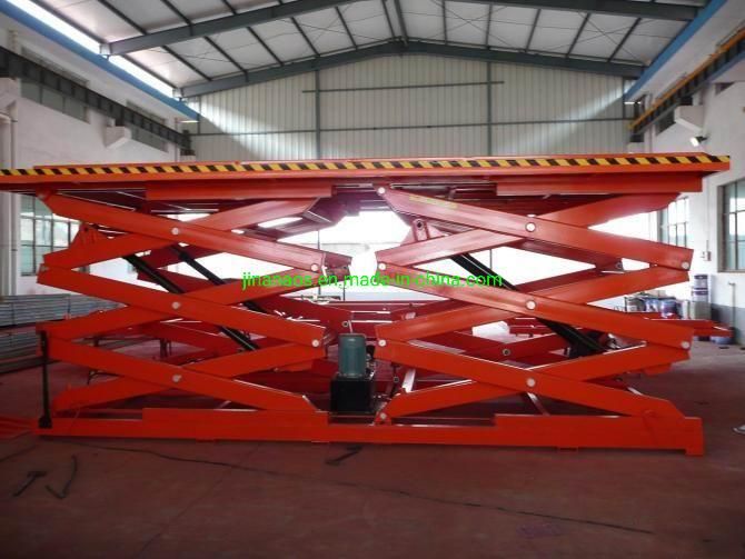 Hydraulic Scissor Cargo Lift Platform Designed with Two-Scissor Structure