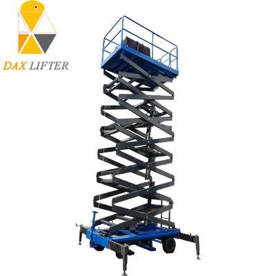 500kg 1ton Lifting Capacity Hydraulic Mobile Scissor Lifter Platform