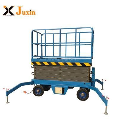 Hydraulic Mobile Scissor Lift Platform Battery Electric Power Man Lift Aerial Work Platform Equipment Factory Price