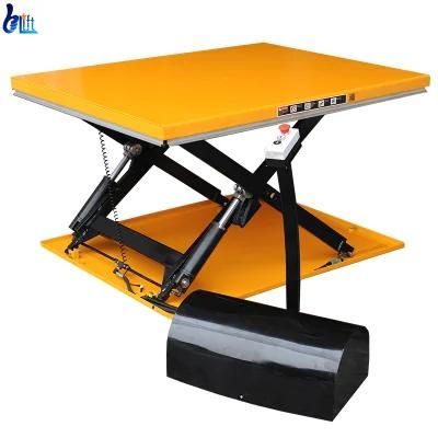 Warehouse Hydraulic Lifter Movable Scissor Lift with U E Shape Lift Tools