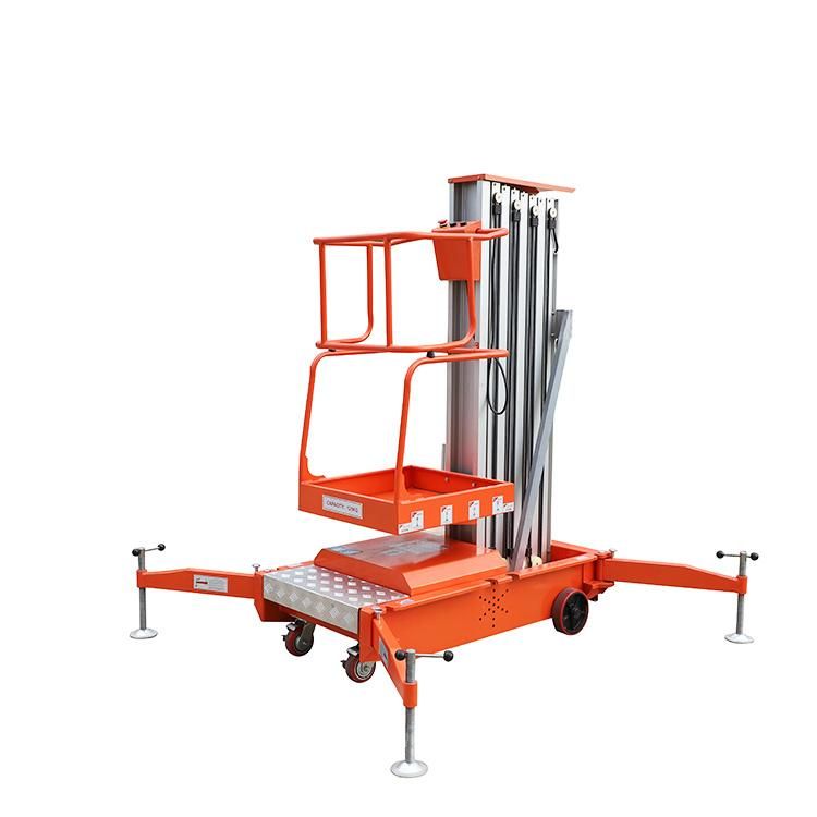 Niuli High Quality Single Mast Man Lift Table Aerial Work Platform Portable Man Lift