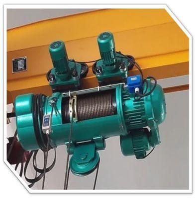 Dy High Quality 3ton 5ton 10ton CD Electric Wire Rope Hoist