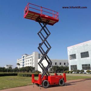 Indoor Outdoor Diesel Engine Mobile Scissor Lift Electric Platform Extensive