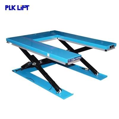 600kg 1000kg U Shape Indoor Outdoor Mini Portable Hydraulic Lift Table