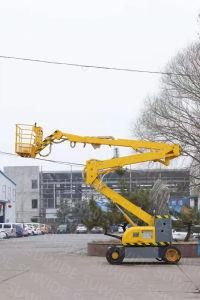 16 Meters Towable Self Propelled Articulated Boom Lift Cmqb14ej Hot Sale