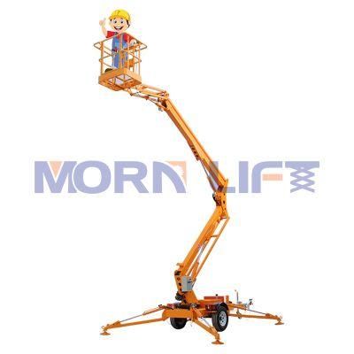 AC / Battery Engine Dual Power Hydraulic Lift Boom Lifter