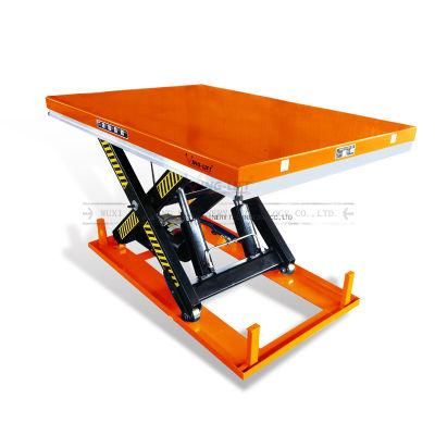 Heavy Duty Powered Scissor Lift Tables Are Widely Used for High Capacity Material Handling Lifting and Positioning Jobs