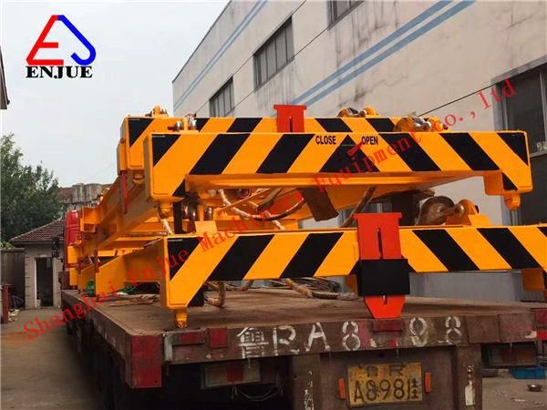 Non Standard 20feet 40feet Semi Automatic Manual I Type Container Lifting Beam Spreader for Forklift