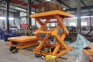 Small Hydraulic Scissor Lift Table Electric Stationary Scissor Loading Dock Lift Platform