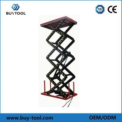 4m Lifting Height Electric Scissor Lift Table for Goods Lift