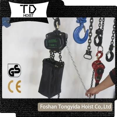 High quality 1ton-5ton Vital Chain Block with G80 Load Chain