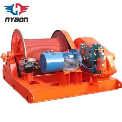 10 Ton Electric Long Rope Capacity Slipway Winch for Pulling Barge Repairing