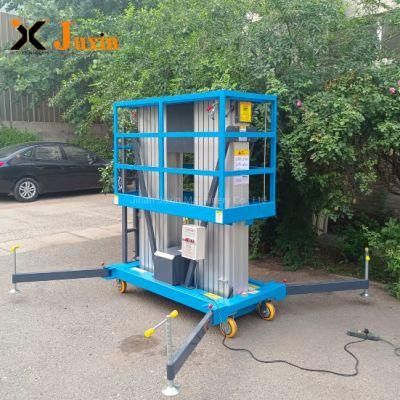 Portable Cargo Lift Double Mast Aluminum Alloy Lift