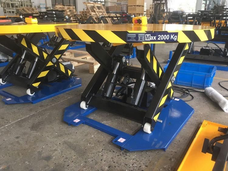 1000kg AC Powered Hydraulic Scissor Lift