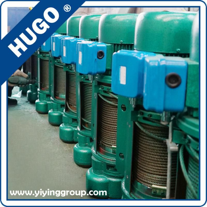 1ton 9m Wire Rope Electric Hoist with Trolley