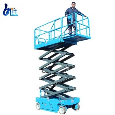 Construction Elevator Aerial Lift Mobile Scissor Lift with 300kg Load Capacity