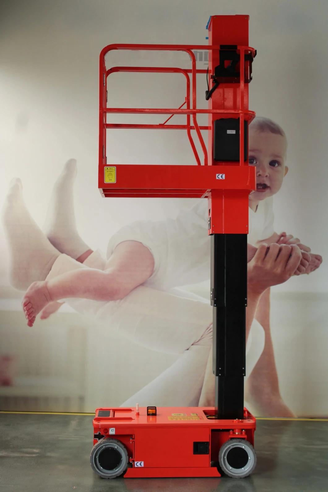 European Standard Vertical Lift Automatic Movement Telescopic Design Aerial Platform
