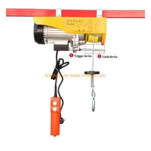 100kg to 1000kg Mini Wire Rope Electric Hoist Winch Mini Electric Hoist