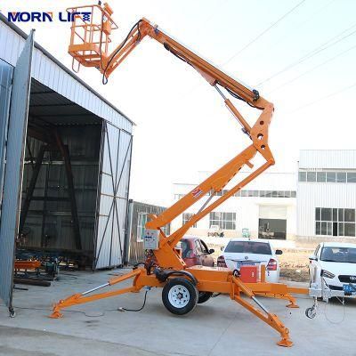 Special Weight Level Towable Morn Electric Boom Lift Cherry Picker