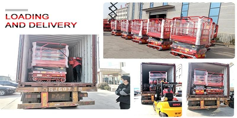 Track Man Lift Crawler Scissor Lift Platform for Sale