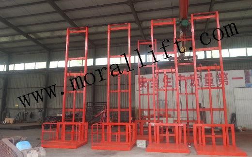 Warehouse Vertical Hydraulic 500kg Cargo Elevator Lift