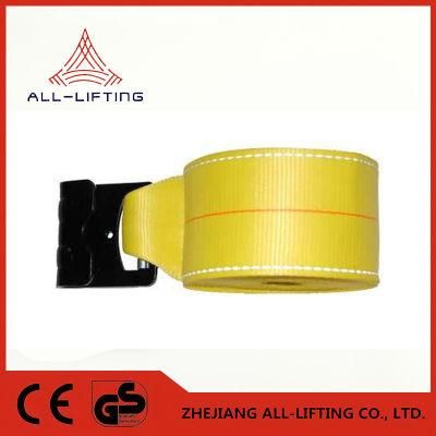 4&prime;&prime; Winch Strap with Black Flat Hook