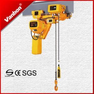 1ton with Japan Chain and Schneider Contactor Hoisting Equipment Electric Low Headroom Hoist
