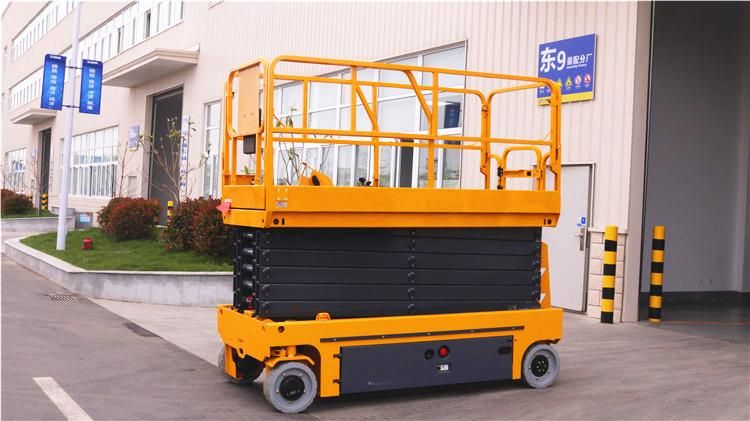 XCMG Manufacturer Smart Portable Lifting Equipment 10m Electric Scissor Lift Table Motorcycle