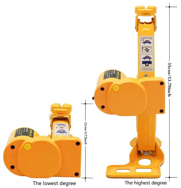 12V DC 2t Electric Scissor Jack with Electric Impact Wrench