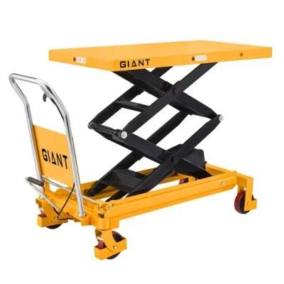 800kg 1760lbs Manual Hydraulic Double Scissors Lift Table (SPS800)