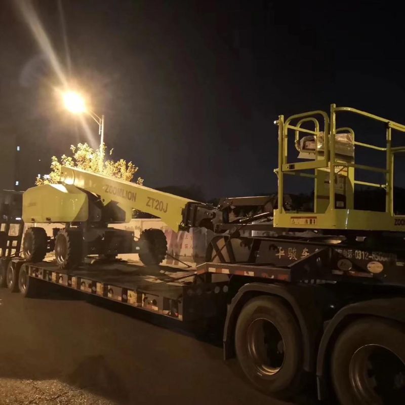 Za14je Zoomlion 16m Work Height Articulating Boom Lifts for Indoor Applications