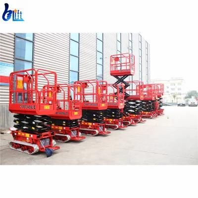 Mini Crawler Self Driving Propelled Lifting Machine Scissor Hydraulic Lift
