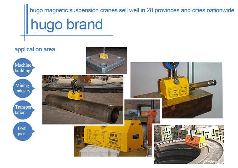 Magnets for Heavy Duty Lifting Powerful 1000kg Permanent Magnetic Lifter / Crane Lifting Magnet