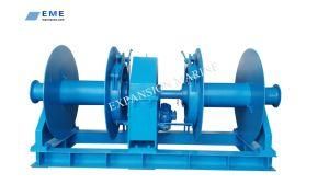 Marine Equipment Electric Hydraulic Winch with Single Double Gypsy