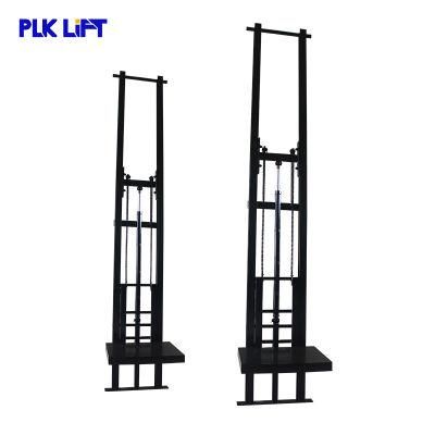 0.5ton 2ton 3ton Hydraulic Guide Rail Cargo Lifter Freight Elevator