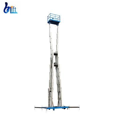 6-12m 200kg Load AC/DC Power Full Electric Driving Aluminium Alloy Lift