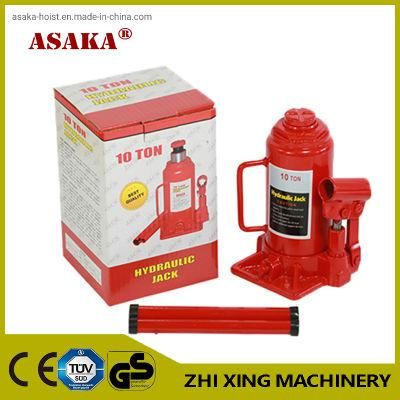 Top Quality Asaka Bottle Jack Repair Tool 10 T Hydraulic Bottle Jack for Car