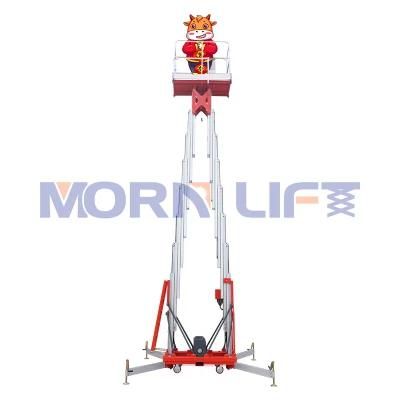 AC/DC Power Mobile Single Man Vertical Mast Work Platform